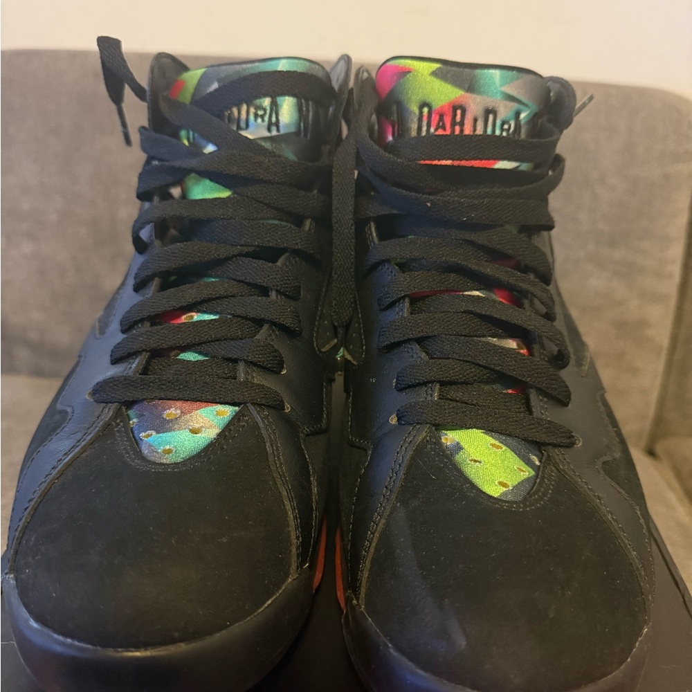 Jordan Athletic Shoes - Black with Multicolor Accents